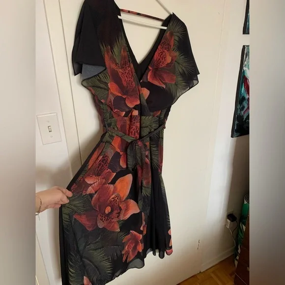 FLORAL MAXI DRESS - Picture 4 of 9